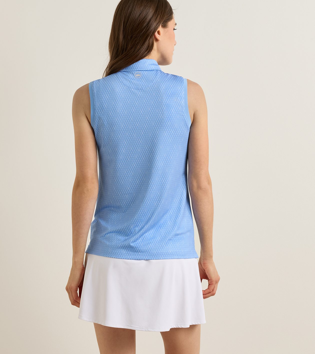 126th U.S. Open Women's Sleeveless Performance Polo in BLUEBIRD - Alternate Image 2