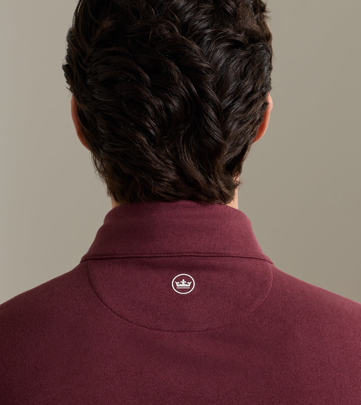 Ardent Air Performance Quarter-Zip in Bordeaux - Alternate Image 3