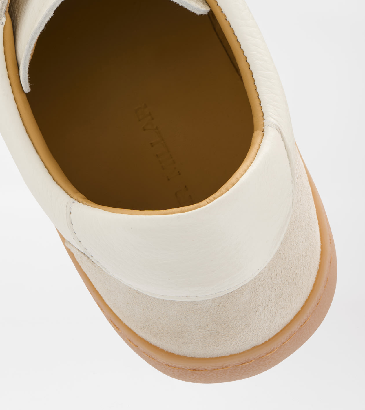 Odyssey Deerskin and Suede Sneaker in Ivory - Alternate Image 5