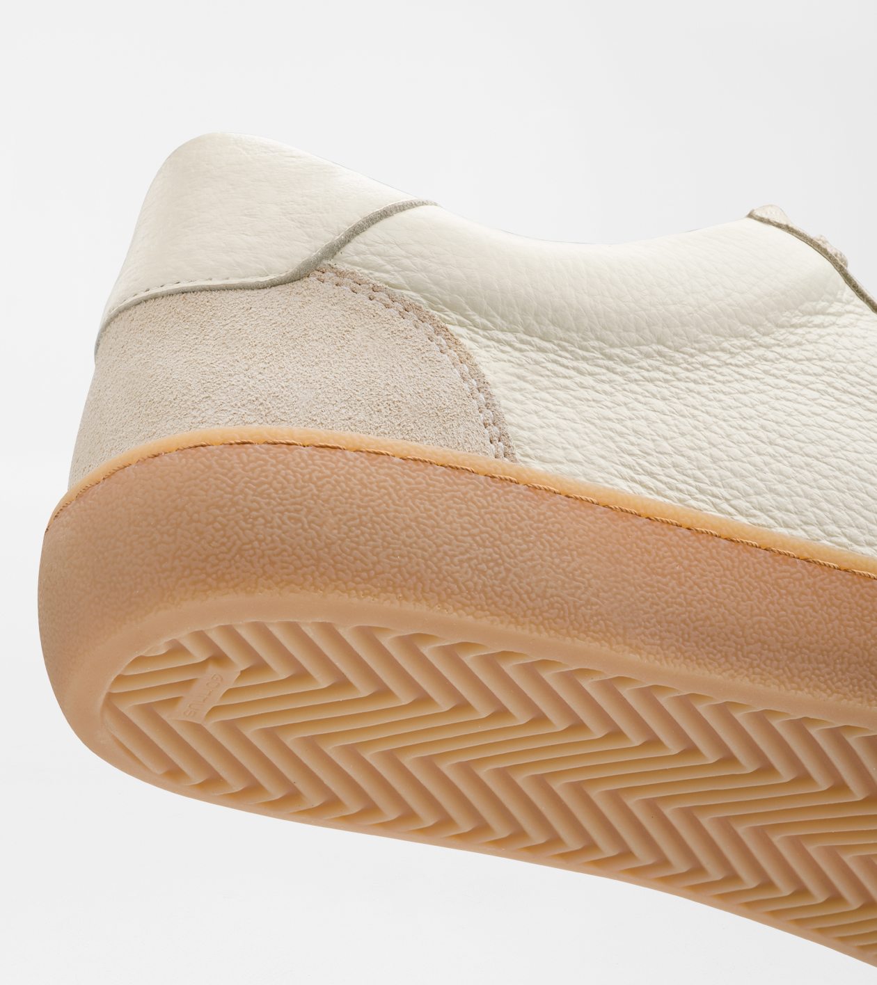 Odyssey Deerskin and Suede Sneaker in Ivory - Alternate Image 7