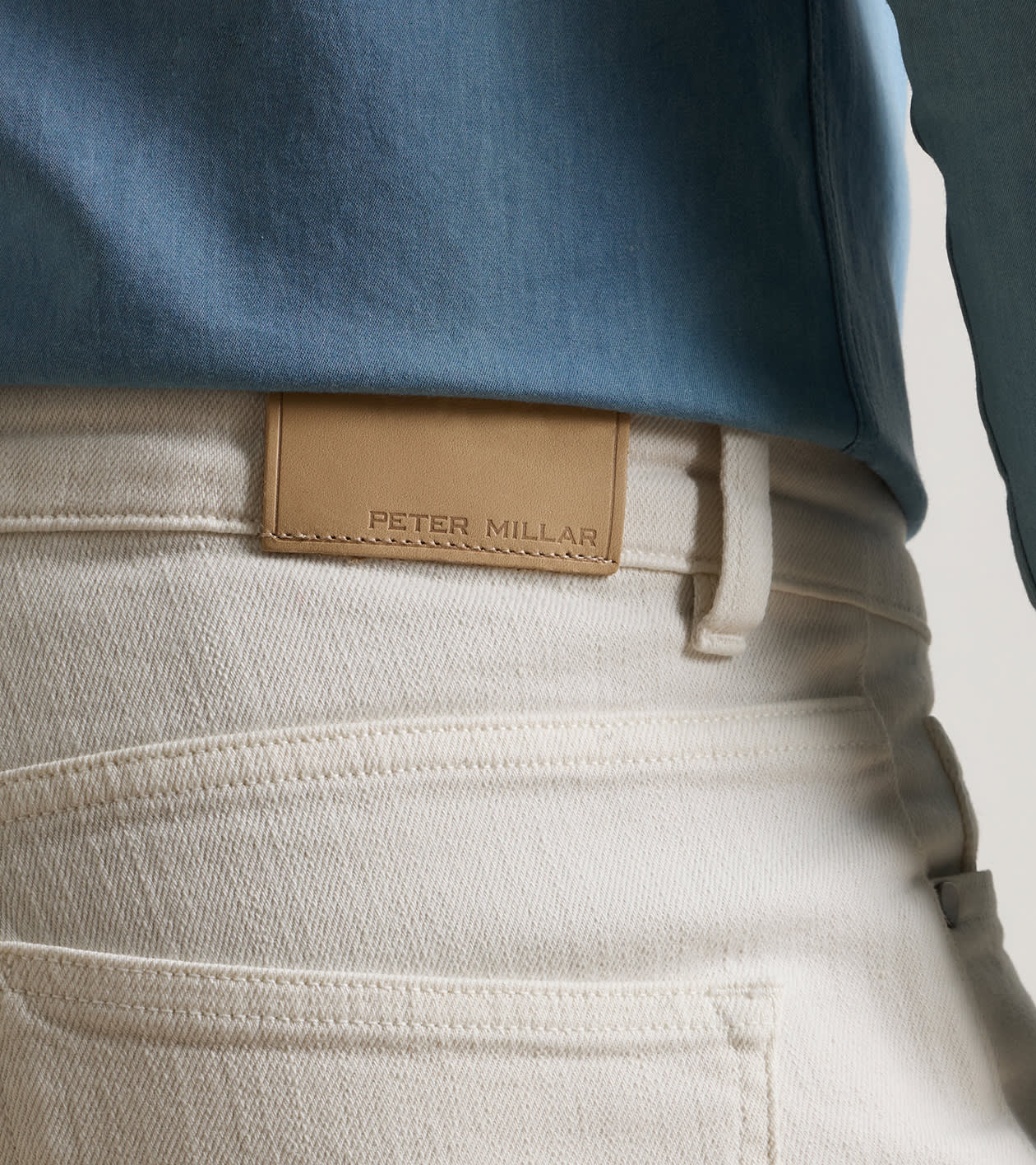 Fairfield Garment Dyed Denim in Almond - Alternate Image 3