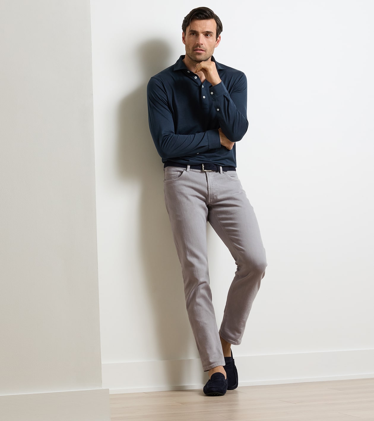 Fairfield Garment Dyed Denim in Gale Grey - Alternate Image 1