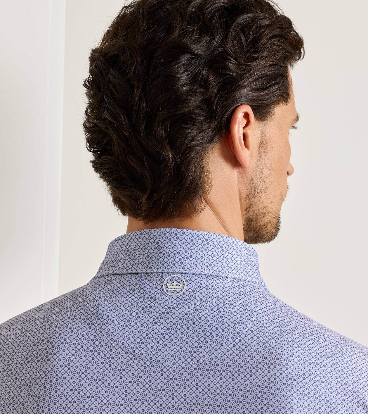 Rambla Performance Jersey Polo in GARDEN VIOLET - Alternate Image 3