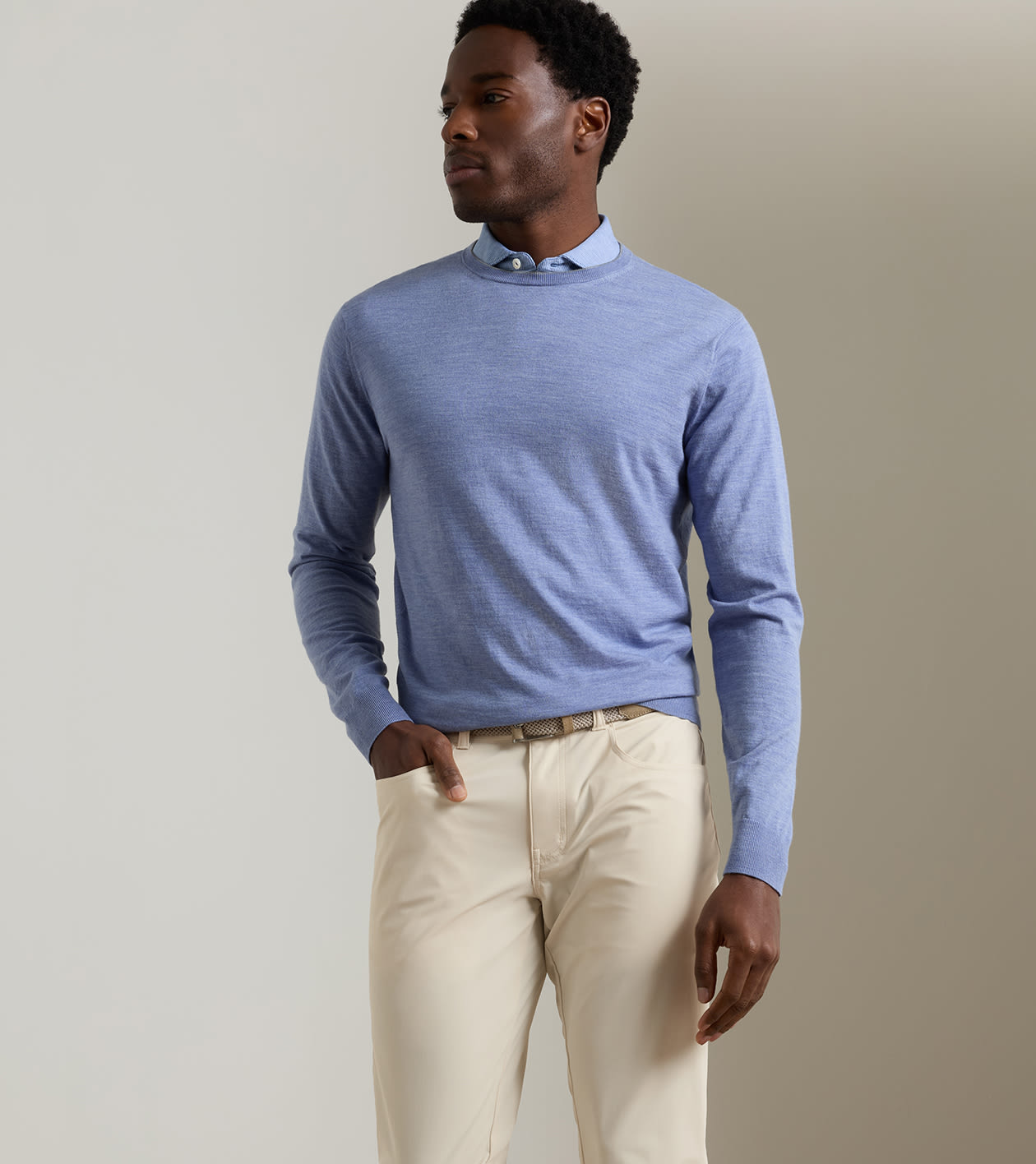 Excursionist Flex Crew in WINDY BLUE - Alternate Image 1