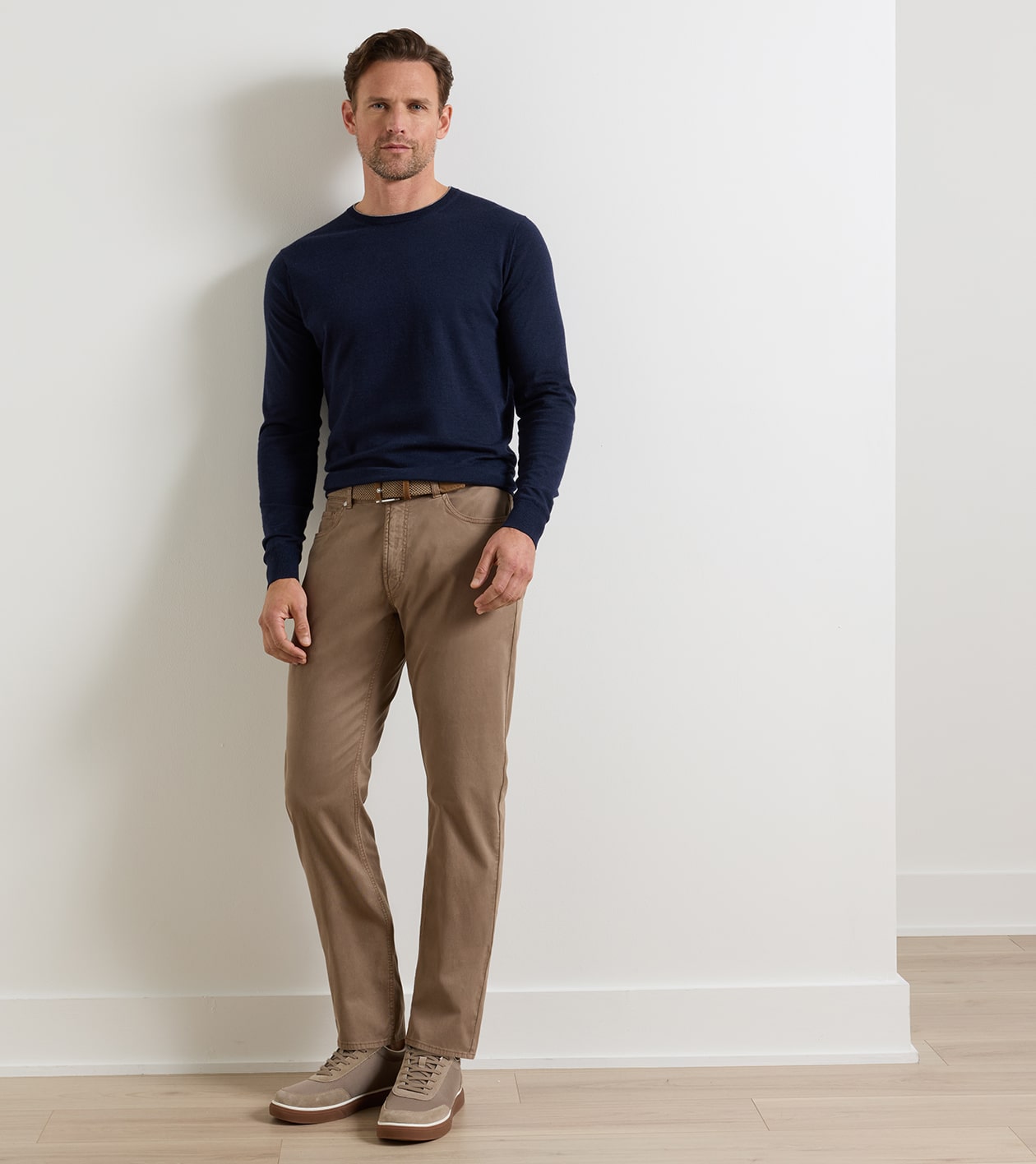 Wayfare Five-Pocket Trouser in Chestnut - Alternate Image 1