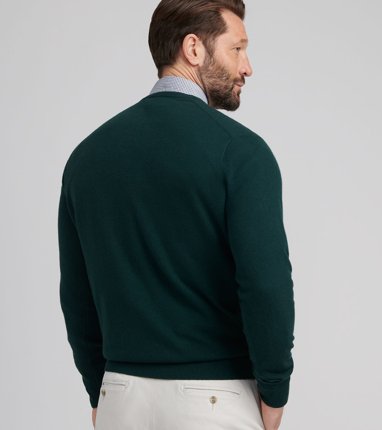 Crown Heritage Cashmere V-Neck Sweater - Alternate Image 2