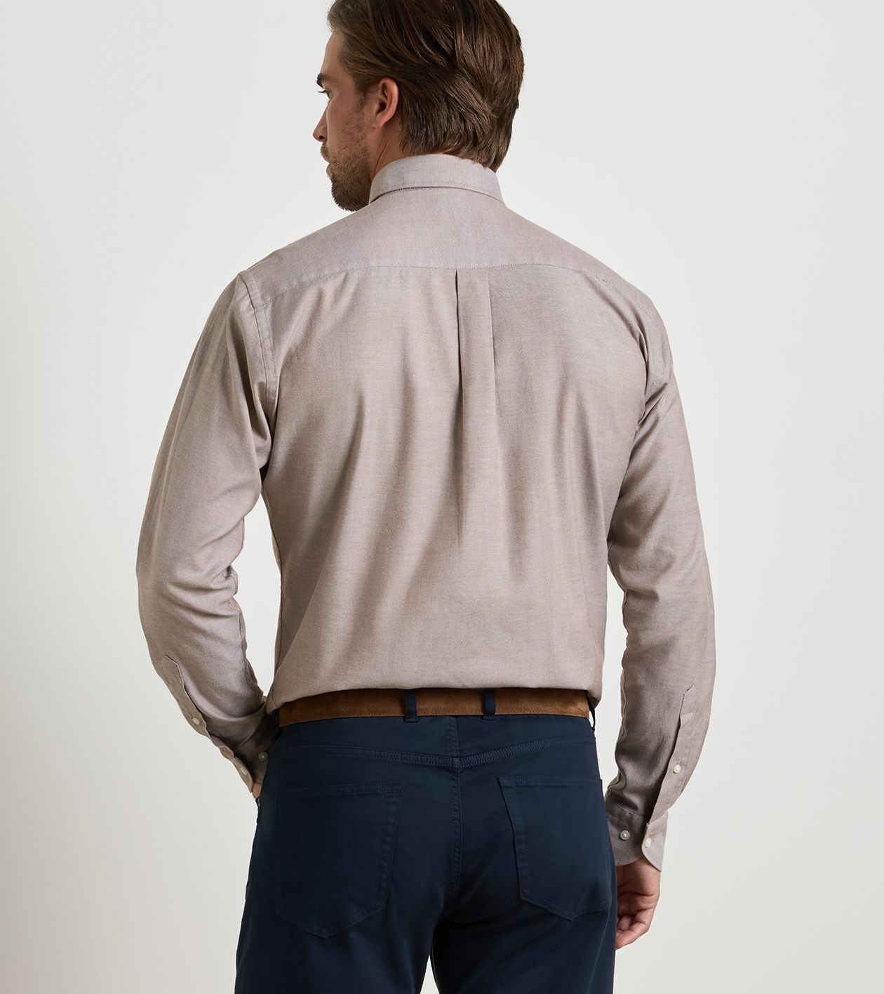 Americana Oxford Shirt in FRENCH PRESS - Alternate Image 2
