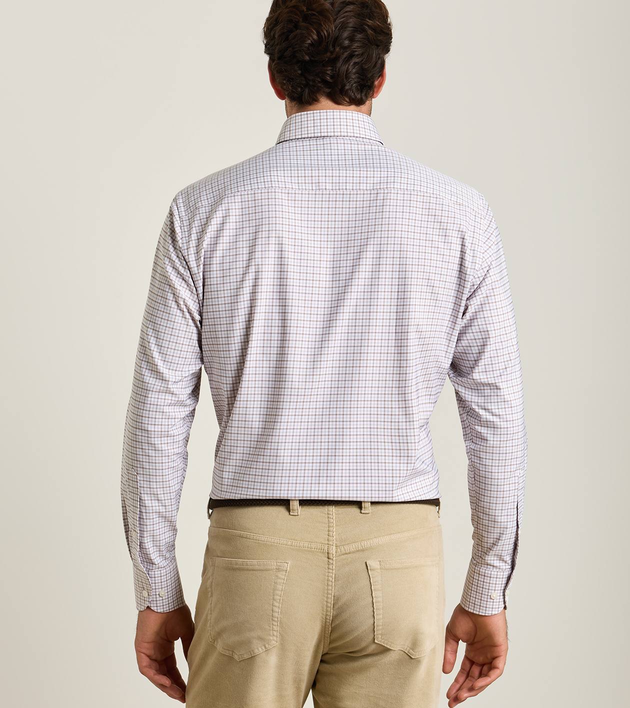 Axel Performance Twill Sport Shirt in SAWGRASS - Alternate Image 2