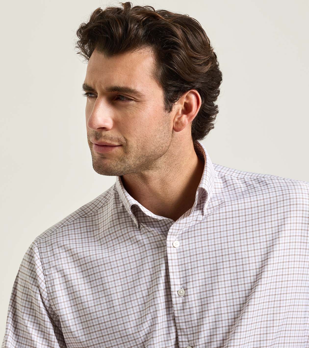Axel Performance Twill Sport Shirt in SAWGRASS - Alternate Image 3