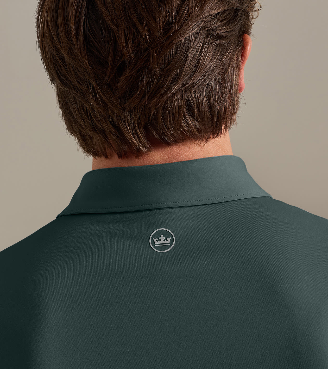 Solid Performance Jersey Polo in PINE BROOK - Alternate Image 3