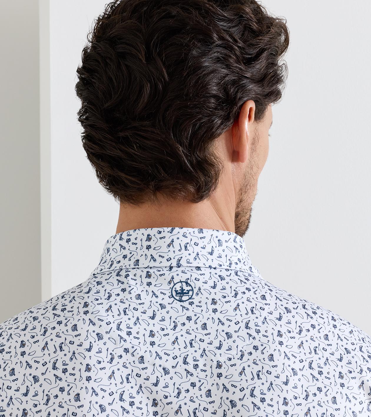 Read The Putt Performance Jersey Polo in White - Alternate Image 3