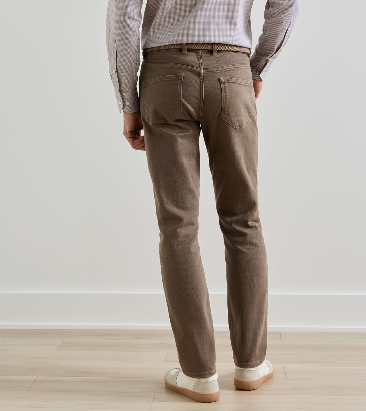 Fairfield Garment Dyed Denim in ASH BROWN - Alternate Image 2