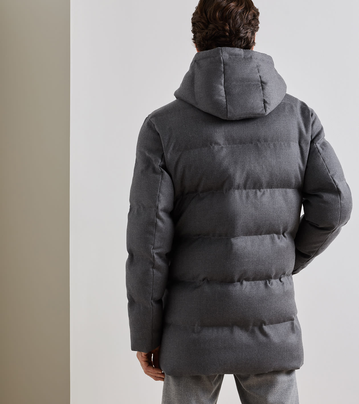 Cortina Wool Parka in Smoke - Alternate Image 2