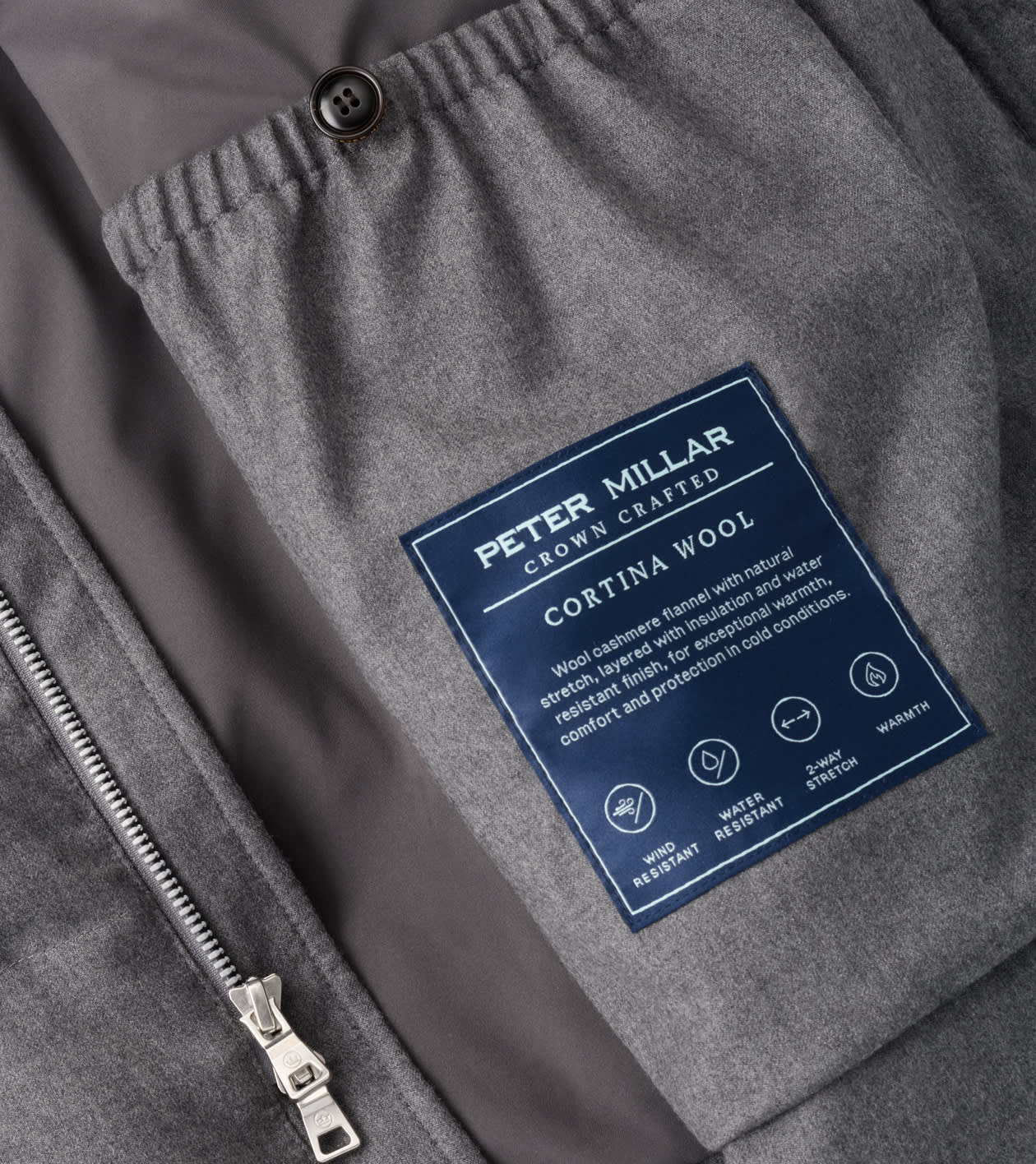 Cortina Wool Parka in Smoke - Alternate Image 5