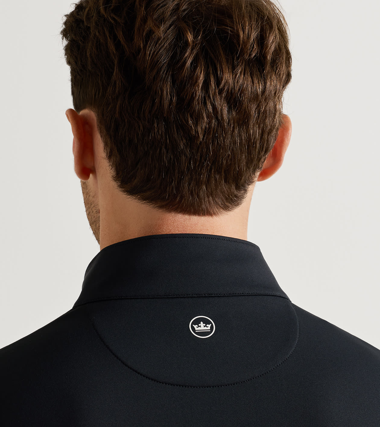 Perth Performance Quarter-Zip in Black - Alternate Image 3