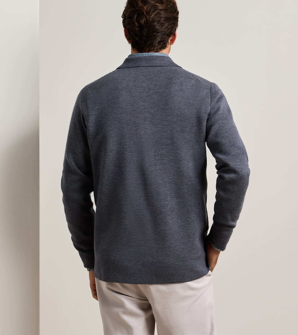 Autumn Crest Sweater Chore Coat in Charcoal - Alternate Image 2