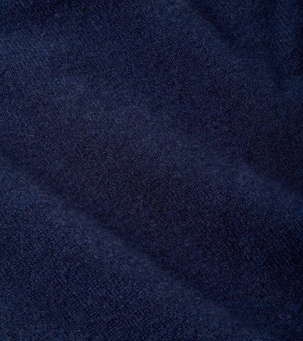 Artisan Crafted Cashmere Polo Sweater in Navy - Alternate Image 4