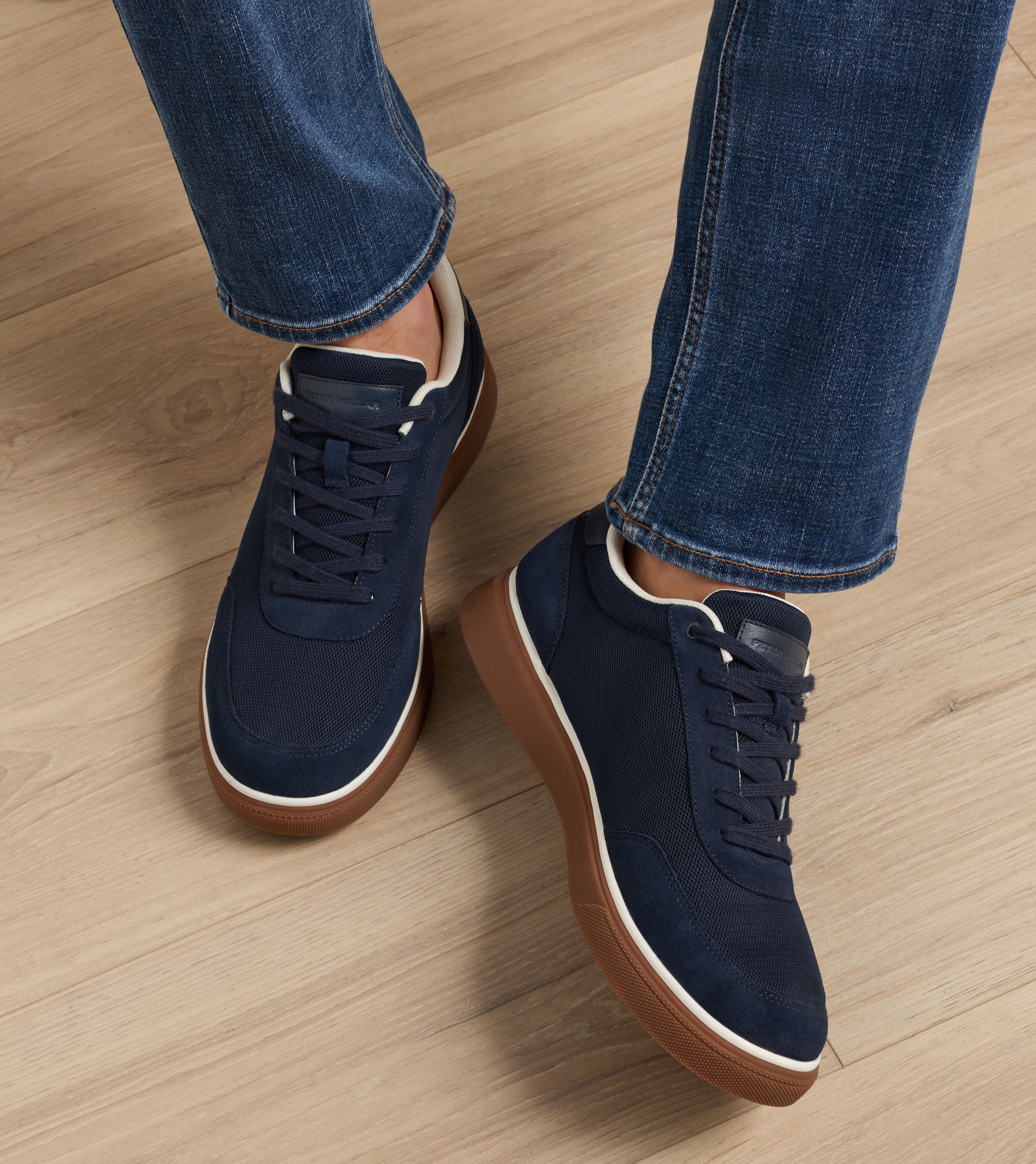 Drift Mesh Sneaker in Navy - Alternate Image 1