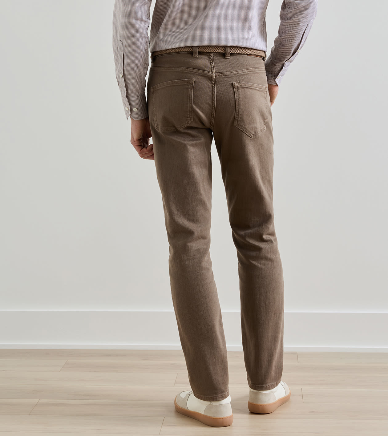 Fairfield Garment Dyed Denim in ASH BROWN - Alternate Image 2