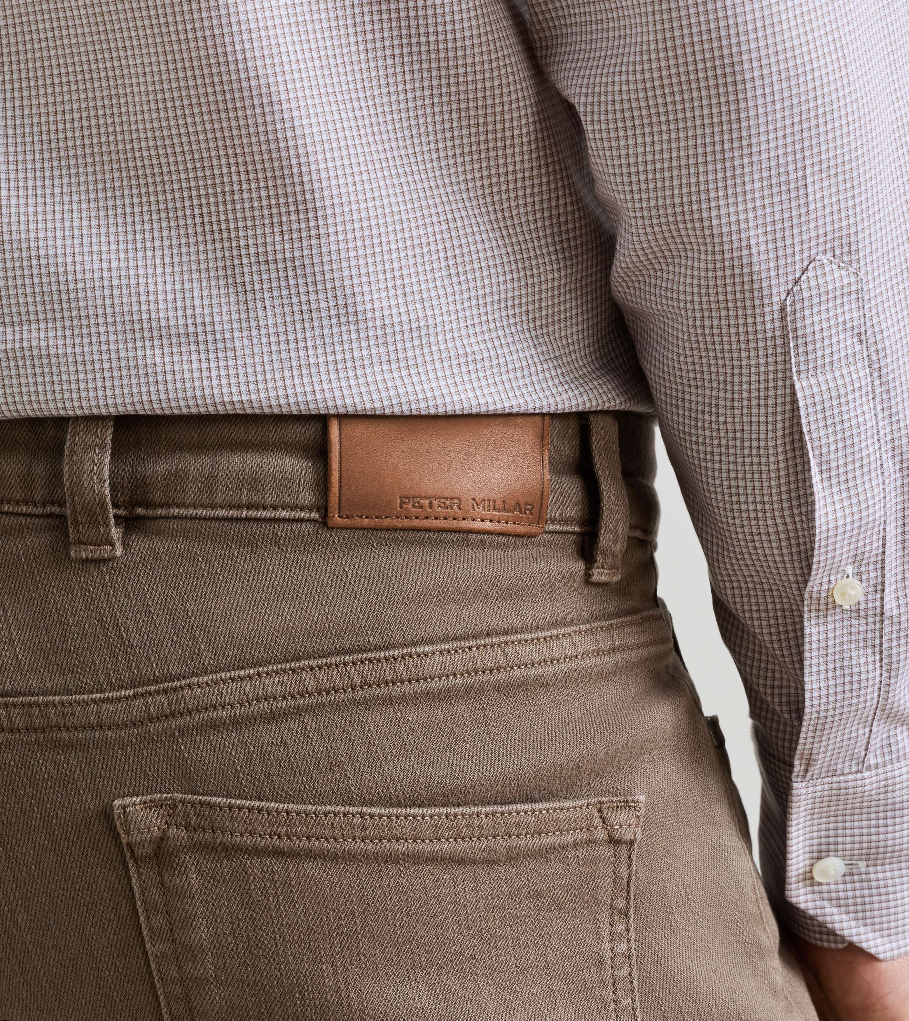 Fairfield Garment Dyed Denim in ASH BROWN - Alternate Image 3