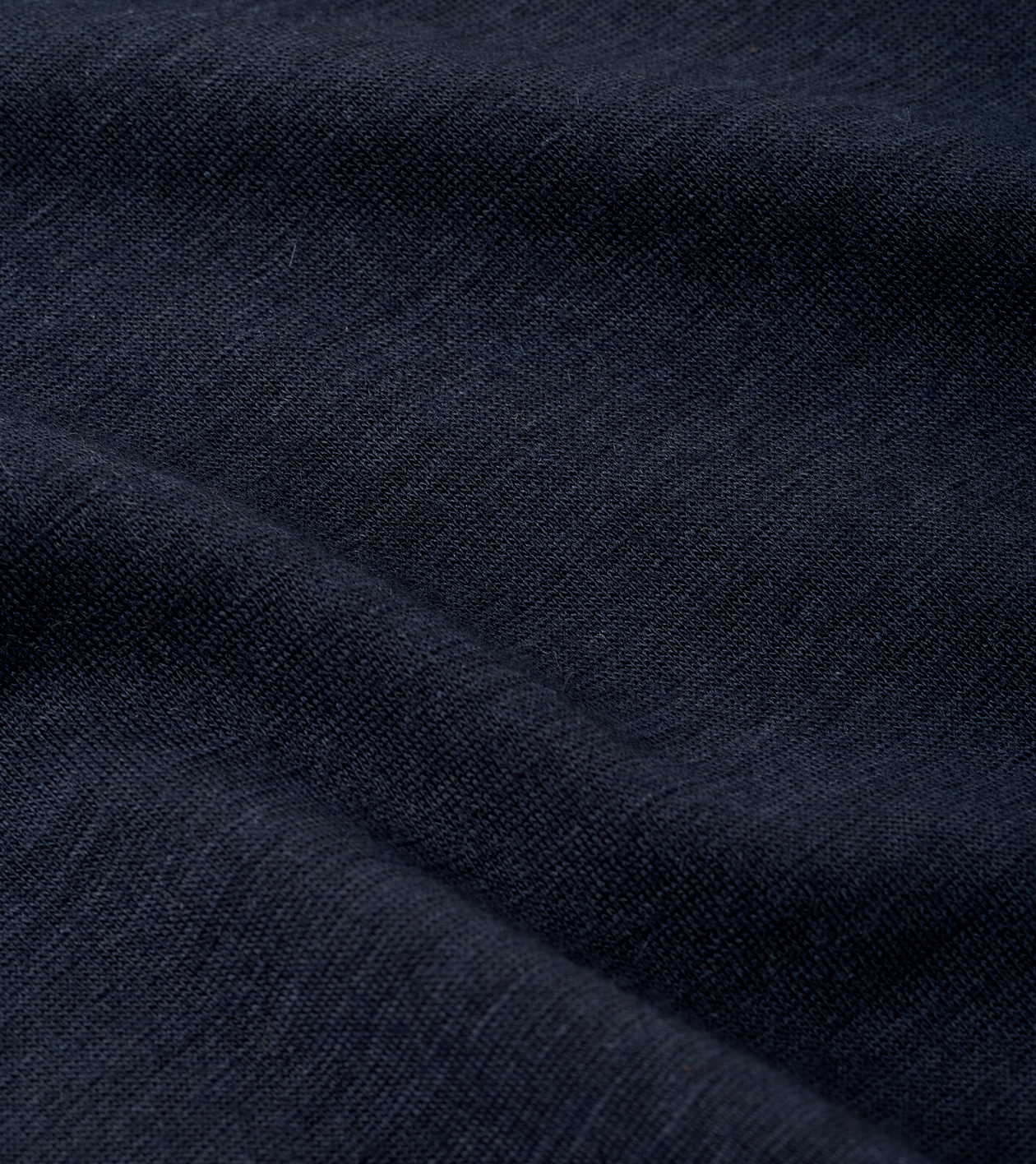 Artisan Crafted Cashmere Long-Sleeve Knit Polo in Navy - Alternate Image 4