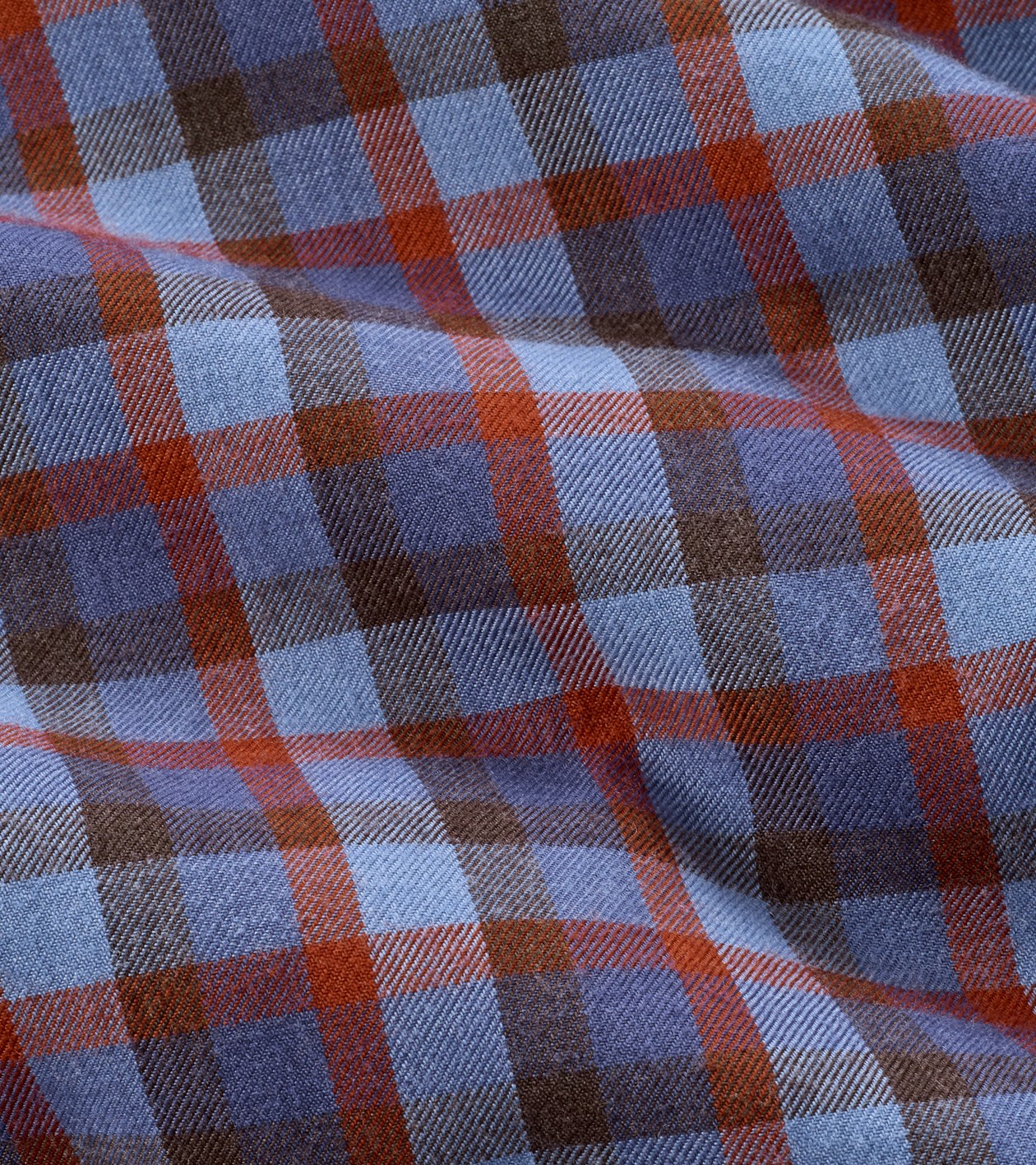 Theodore Performance Flannel Sport Shirt in CROWN BLUE - Alternate Image 4