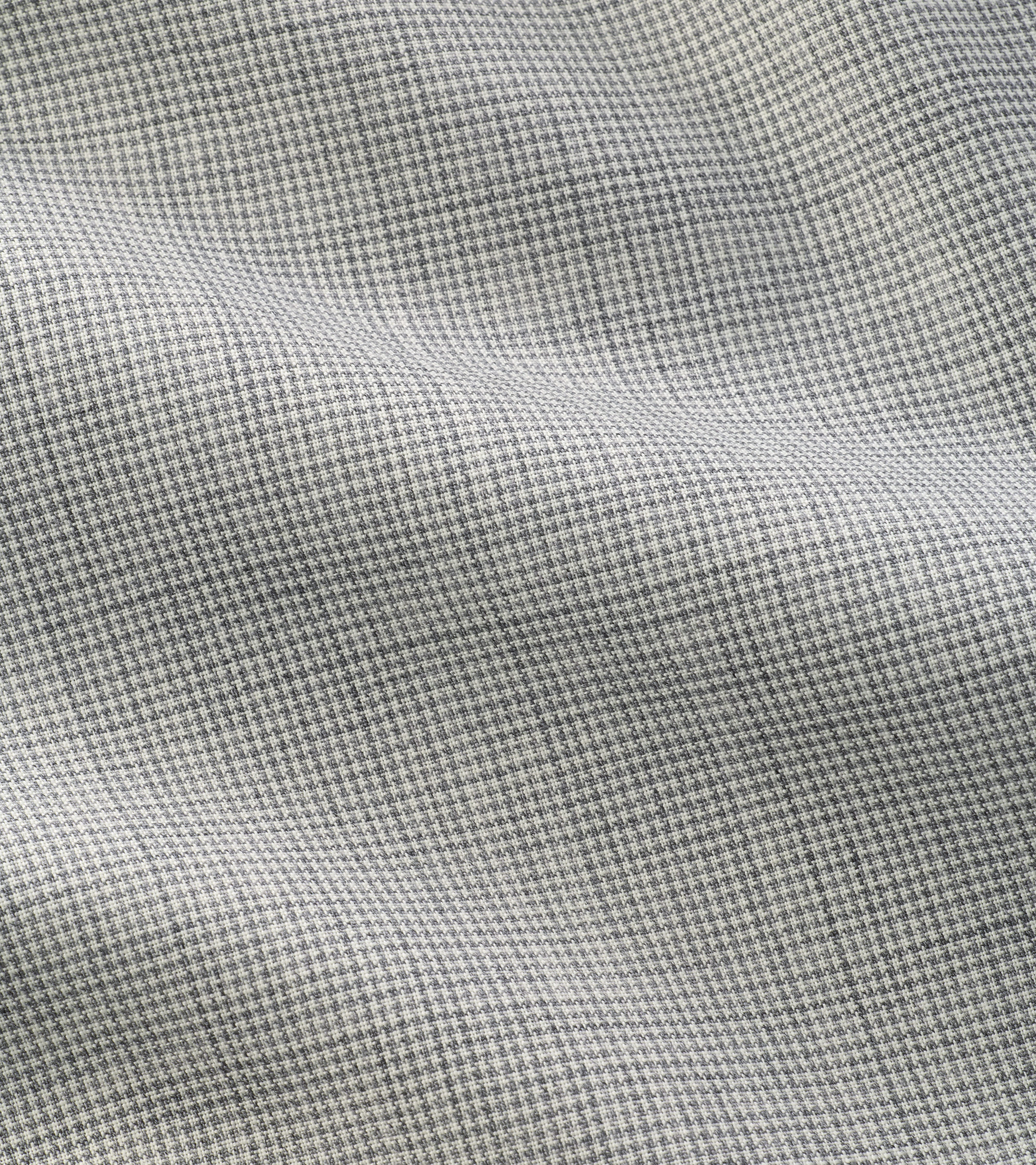 Micro Poplin Houndstooth Sport Shirt in SILVER STRAND - Alternate Image 4