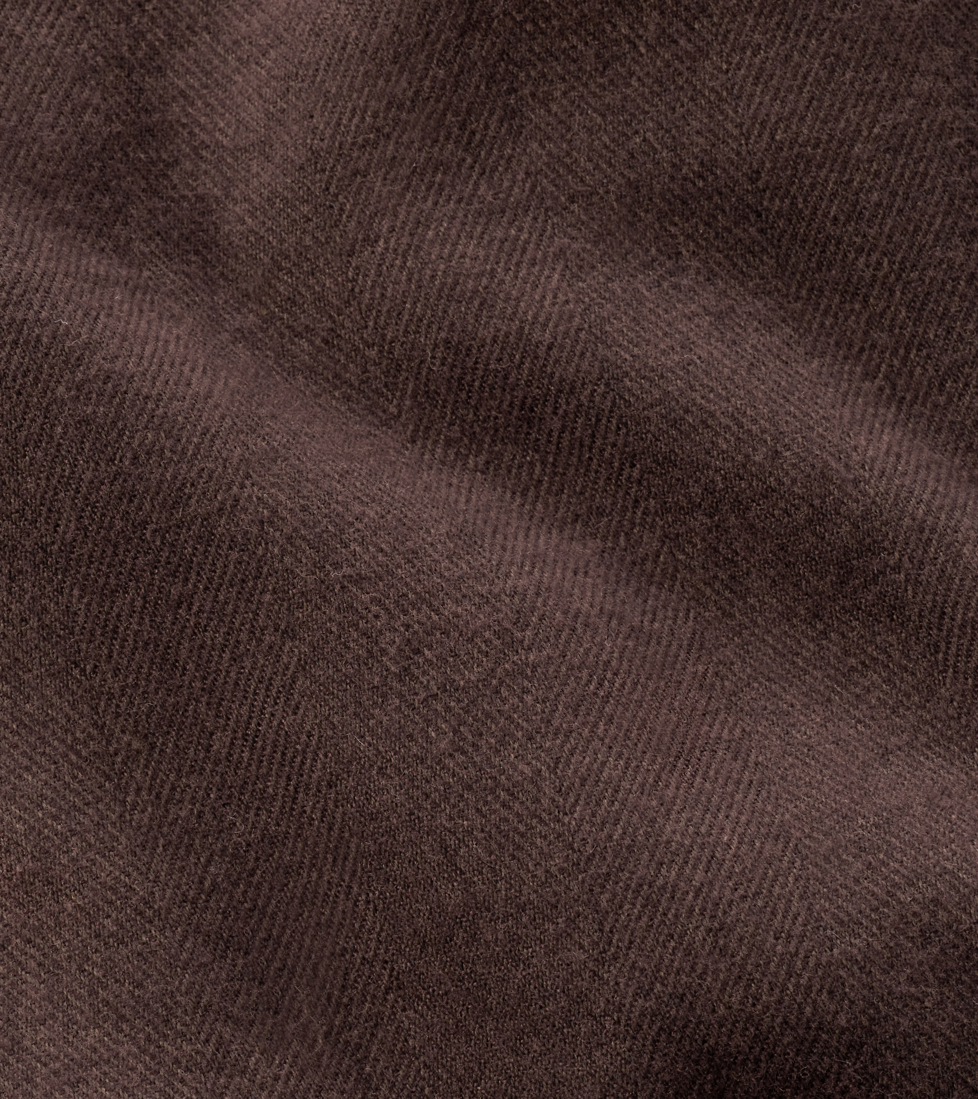 Brixen Italian Flannel Sport Shirt in ASH BROWN - Alternate Image 4