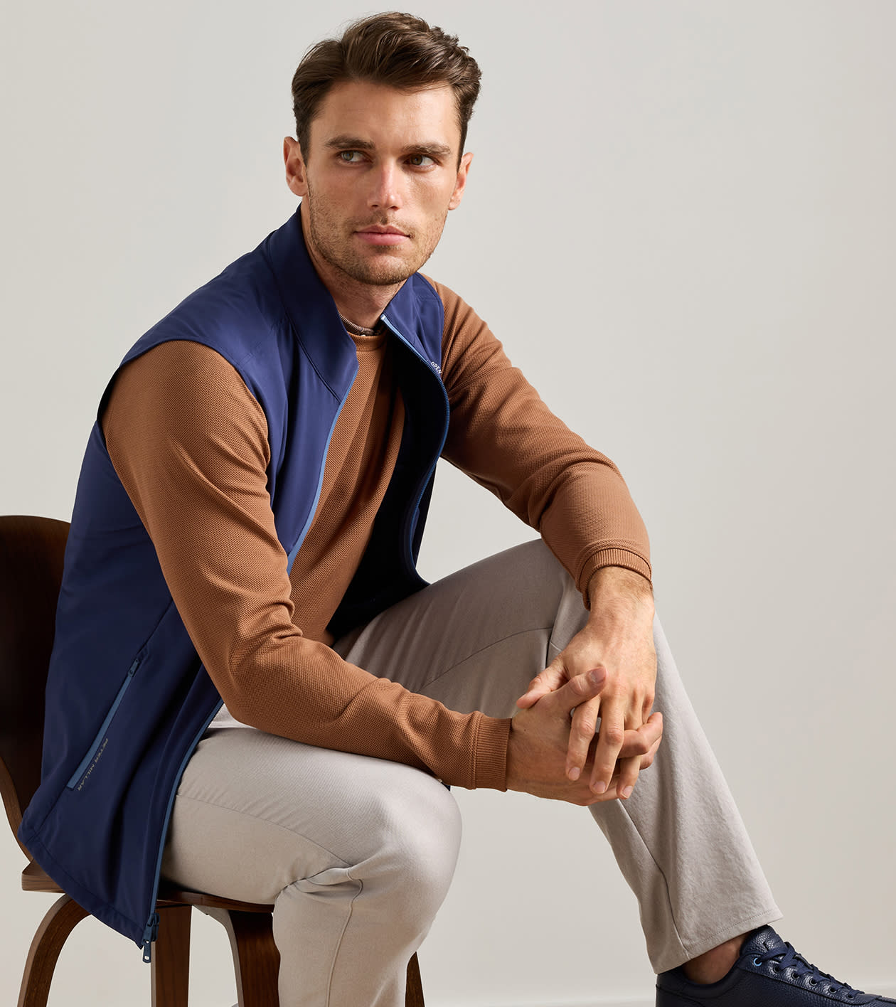 127th U.S. Open Gale Vest in Navy - Alternate Image 1