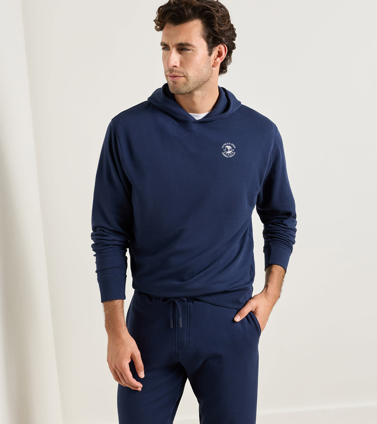 127th U.S. Open Oasis Pullover Hoodie in Navy - Alternate Image 1