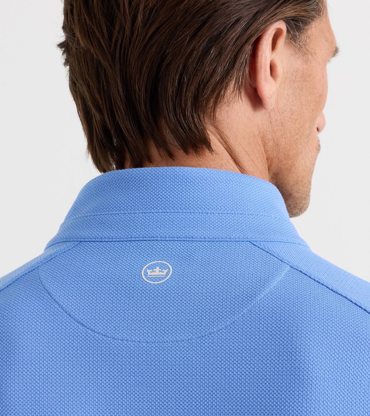 Cradle Piqu&eacute; Performance Quarter-Zip in Vessel - Alternate Image 3