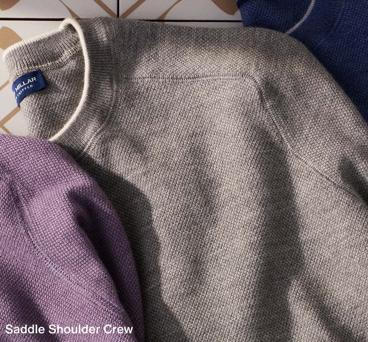 Saddle Shoulder Crew