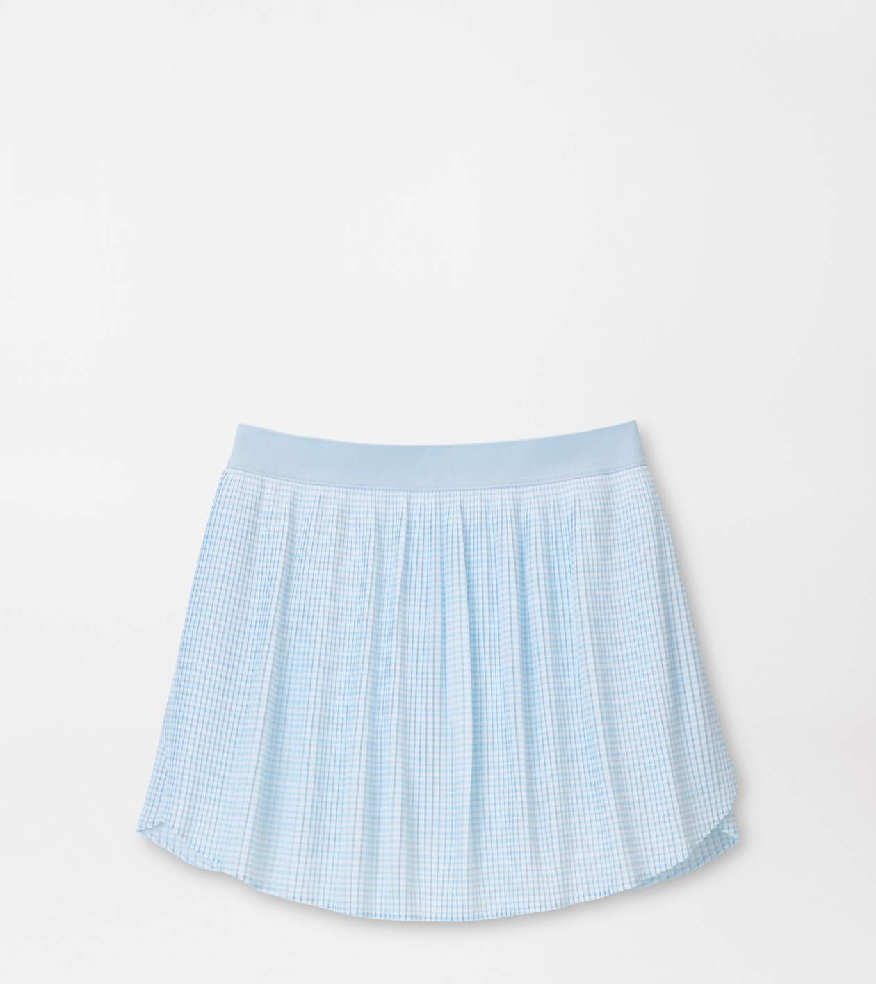 Peter Millar Women's Blue Brisk Mickey Bunker Stripes Micro Pleat Skort