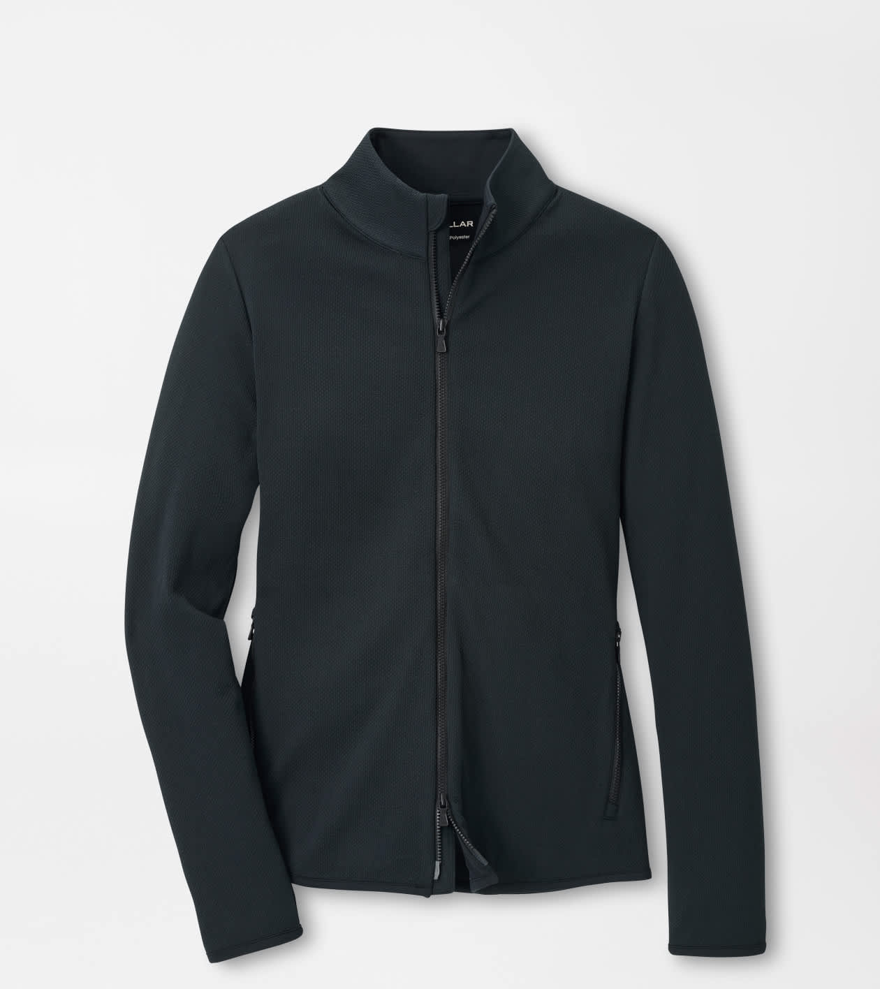 Peter Millar Women's Black Lumi-Knit Lite Performance Full Zip