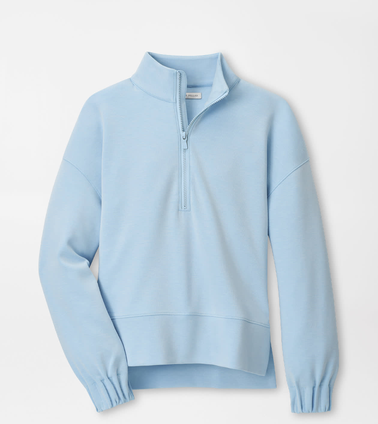 Peter Millar Women's Blue Brisk Flora Knit Mélange Half-Zip Pullover