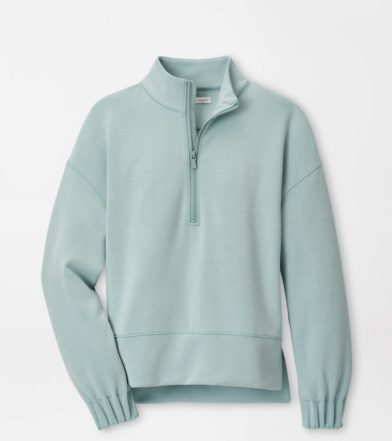 Peter Millar Women's Light Willow Flora Knit Mélange Half-Zip Pullover