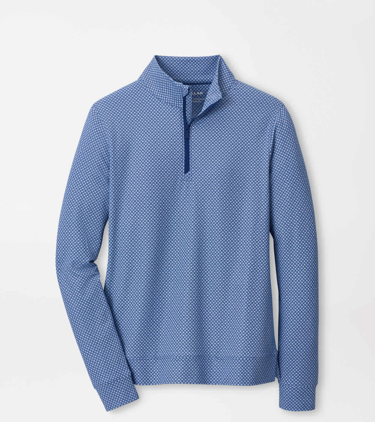 Peter Millar Women's Windsor Blue Palmetto Palms Perth Performance Quarter-Zip