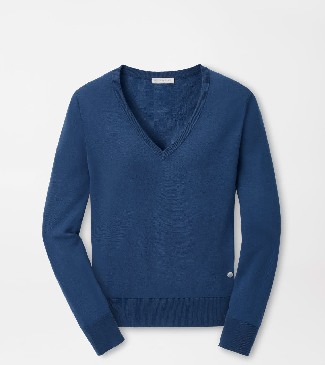 Peter Millar Women's Windsor Blue Mirage V-Neck Jumper
