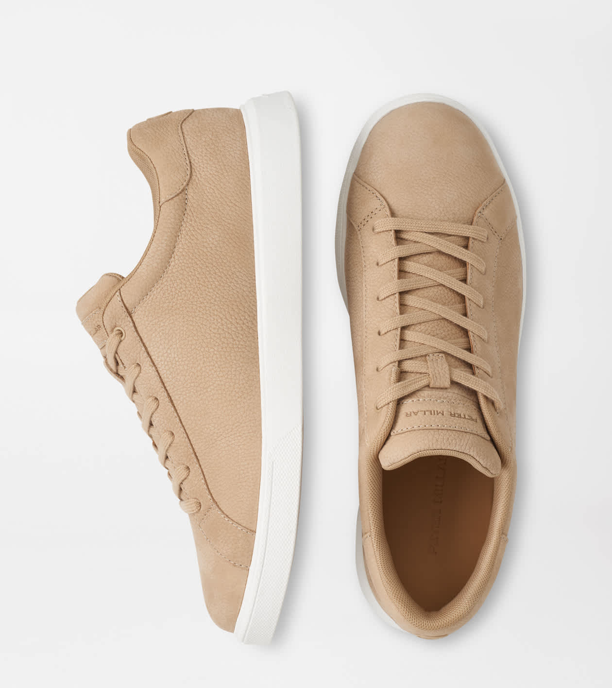 Peter Millar Men's Wheat Drift Classic Nubuck Sneaker