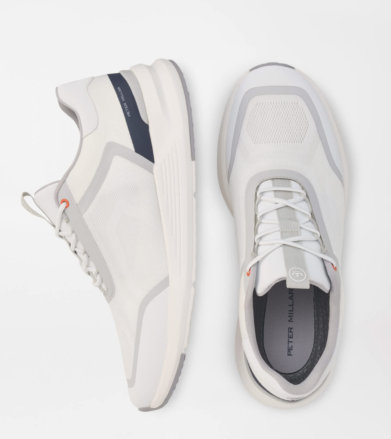Peter Millar Men's White Camberfly Sneaker