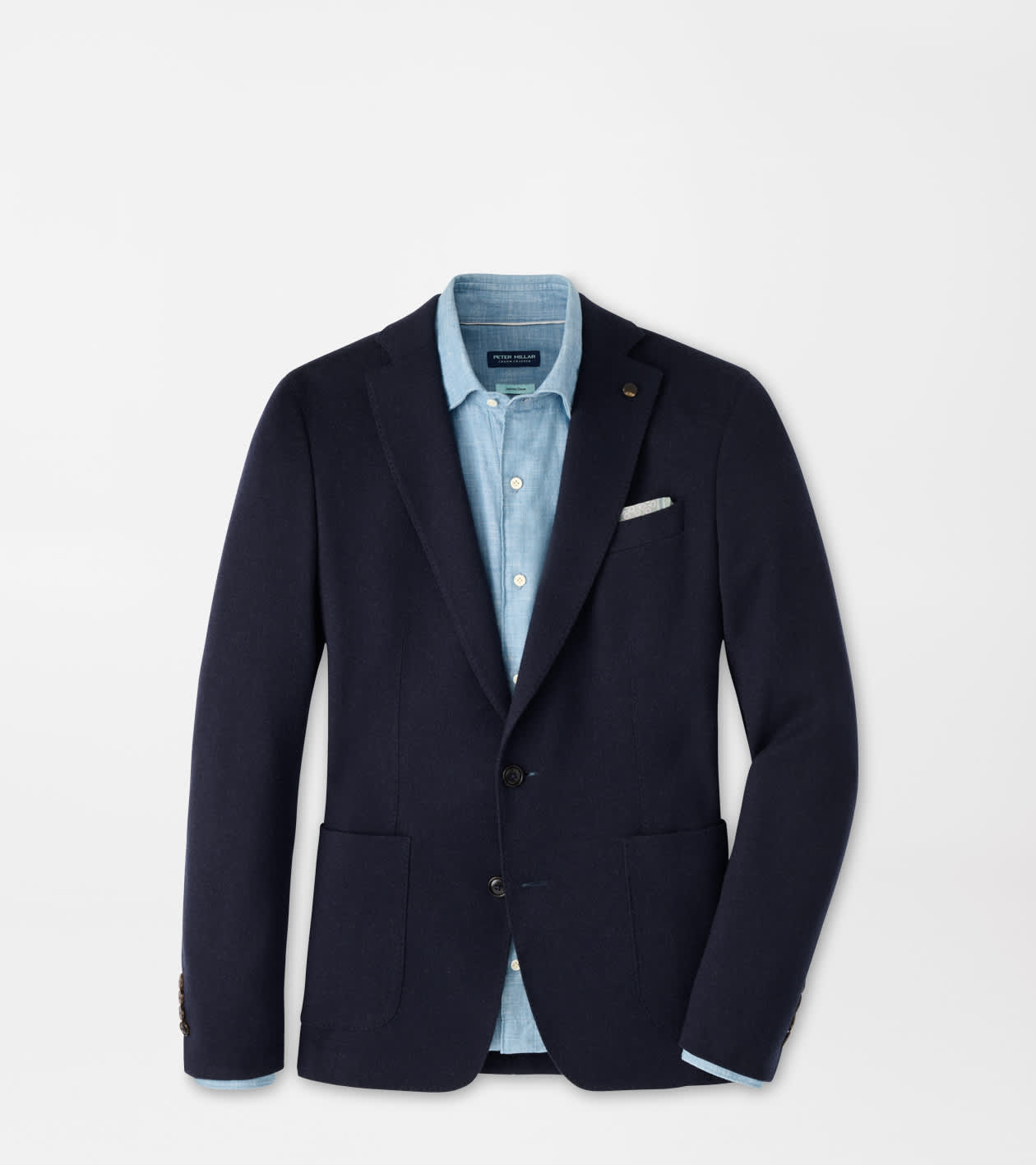 Peter Millar Gables Knit Blazer Navy