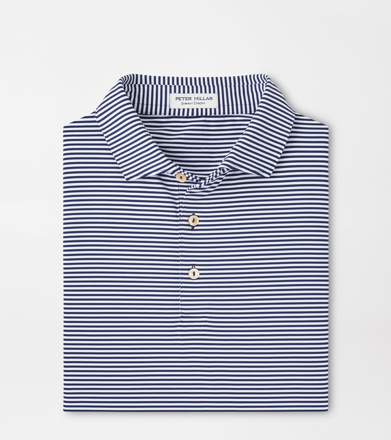Peter Millar Men's Navy Hales Performance Jersey Polo