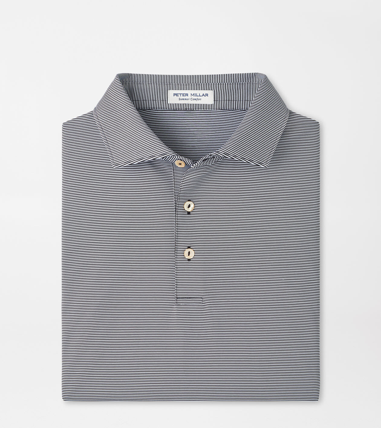 Peter Millar Men's Black Jubilee Performance Jersey Polo