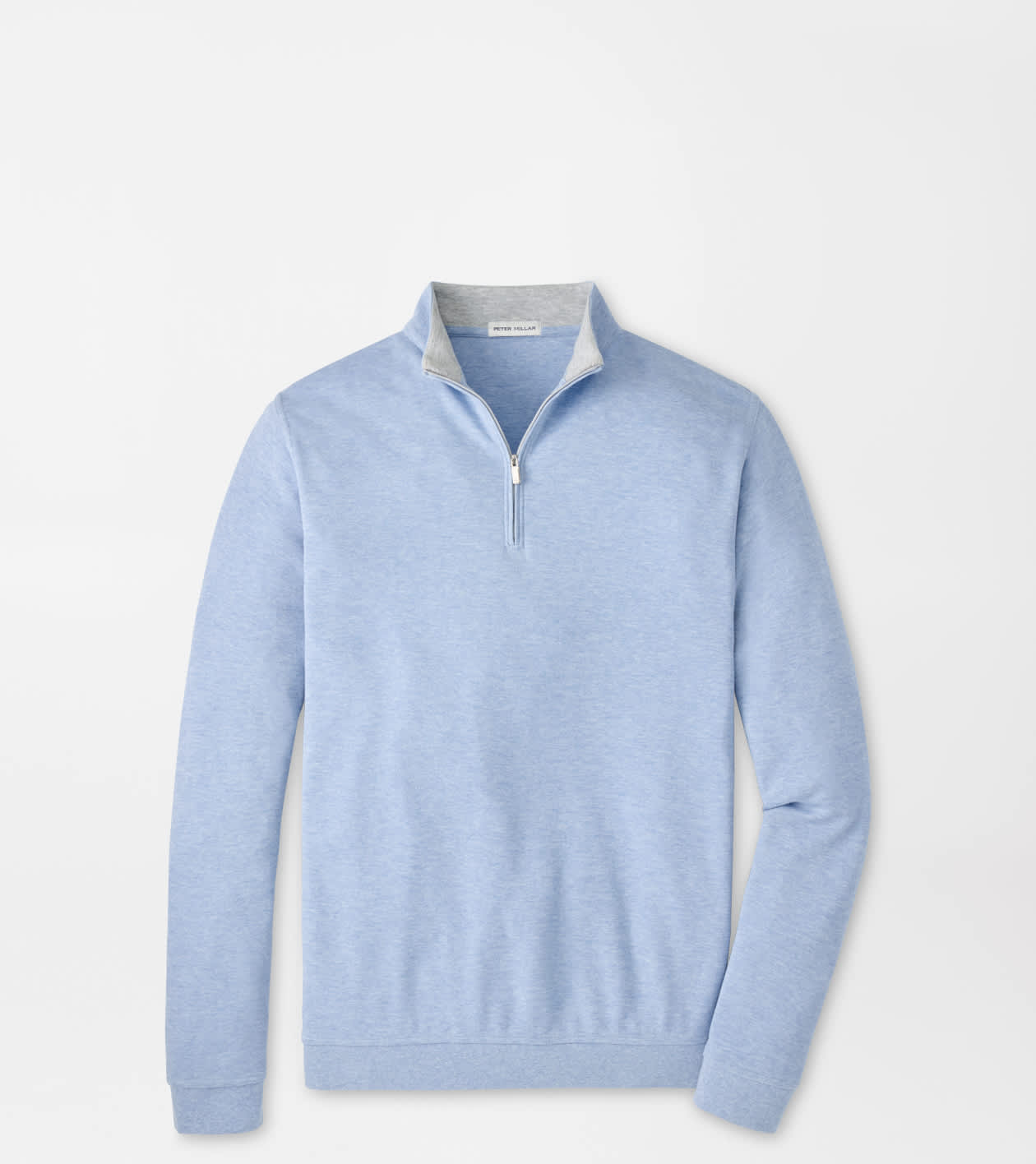 Peter Millar Men's Cottage Blue Crown Comfort Quarter-Zip Pullover