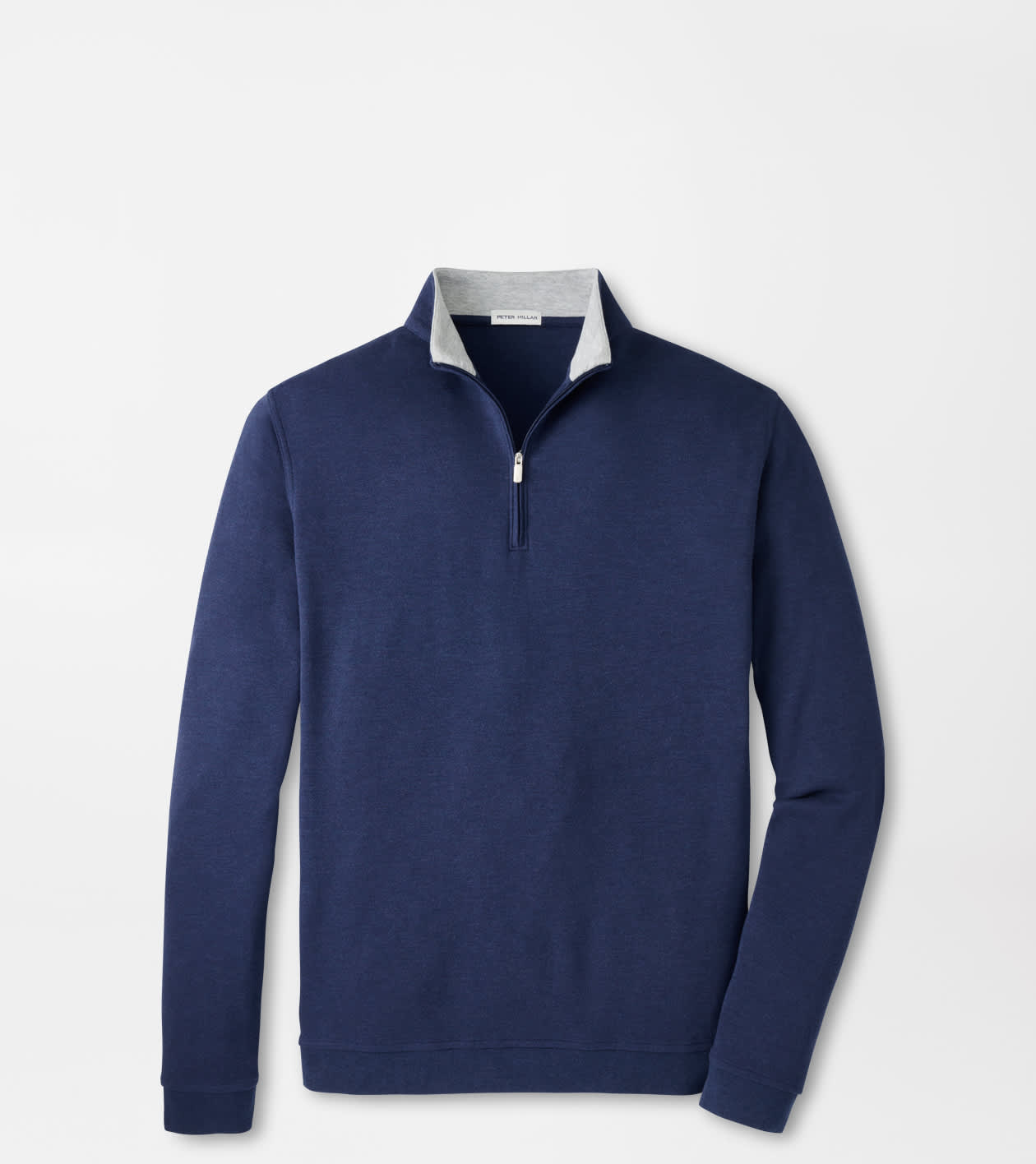 Peter Millar Men's Navy Crown Comfort Quarter-Zip Pullover