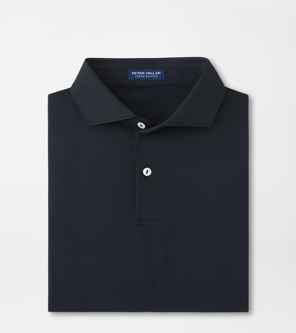 Peter Millar Men's Black Soul Performance Mesh Polo
