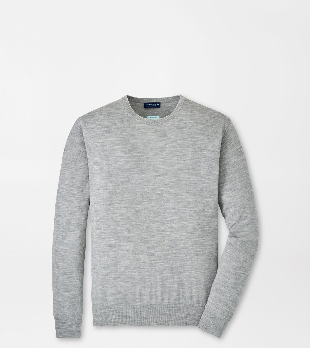 Peter Millar Men's Gale Grey Excursionist Flex Crew