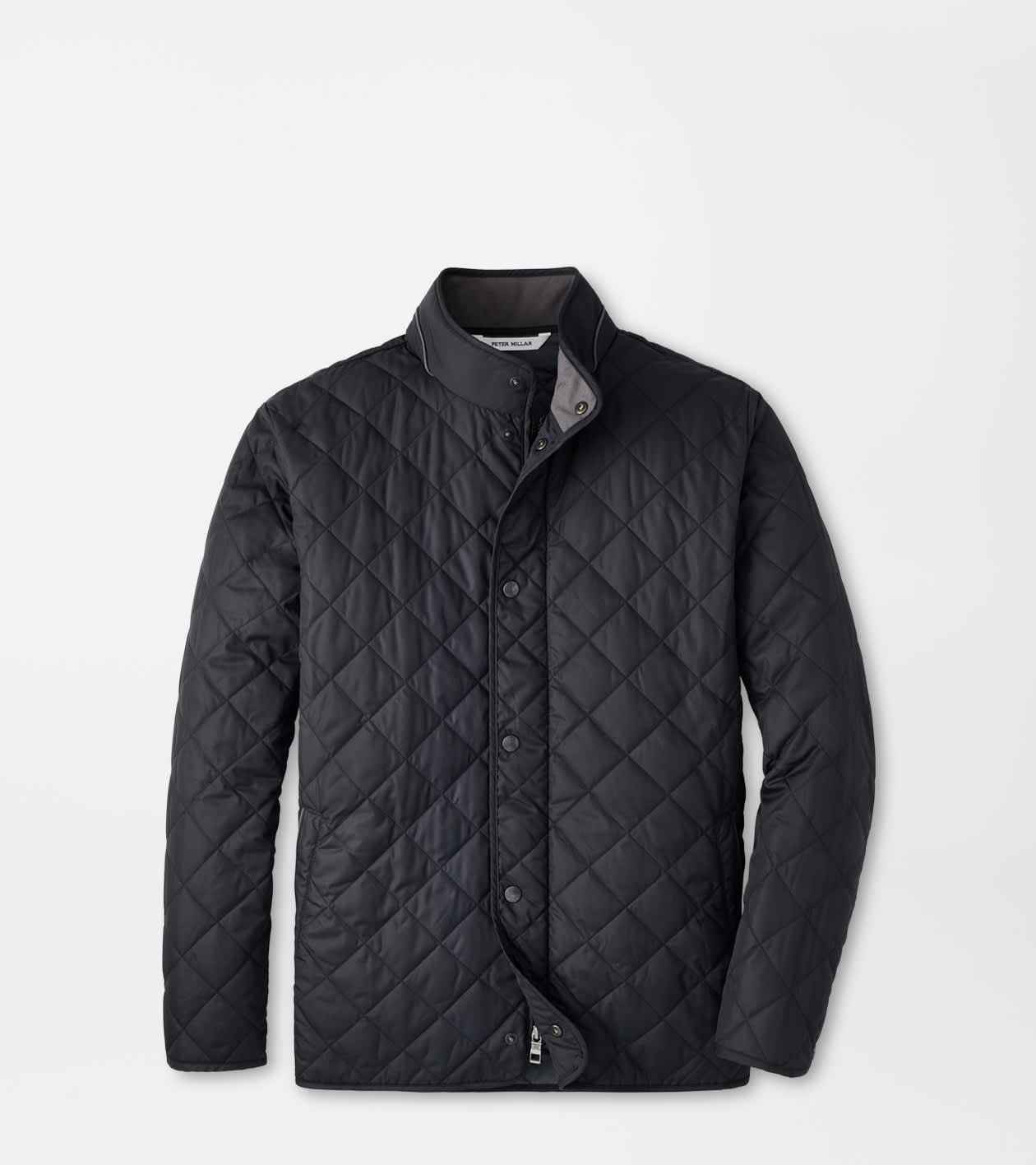 Peter Millar Men's Black Suffolk Coat