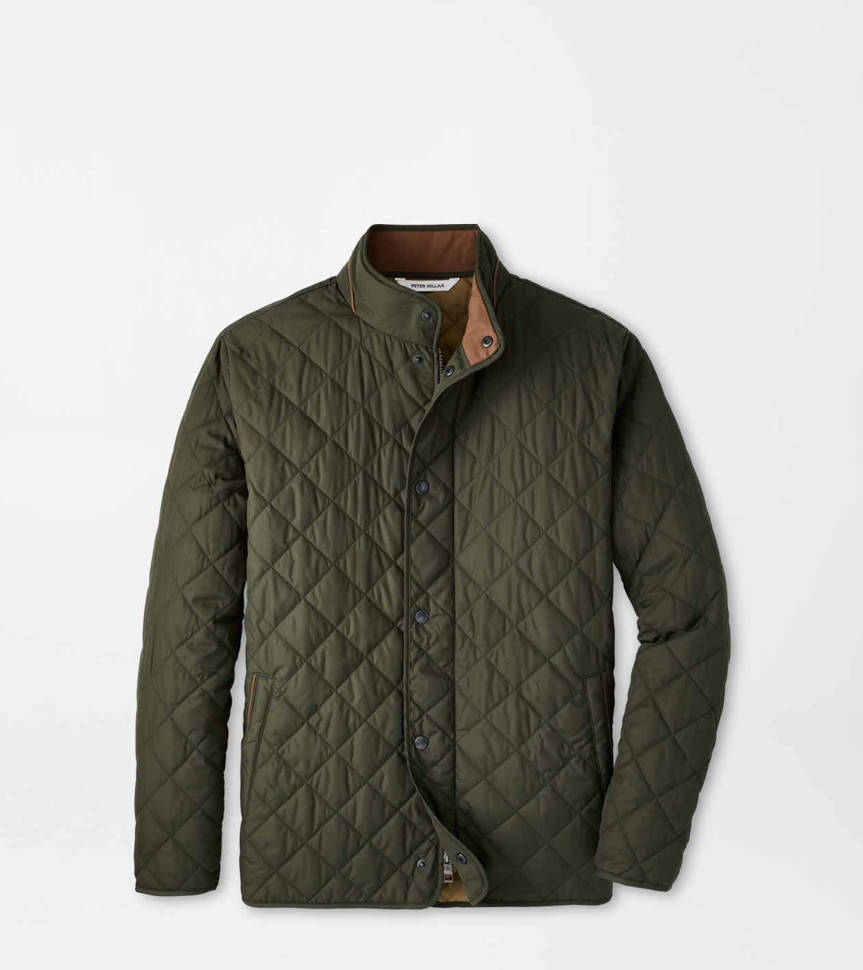 Peter Millar Dark Suffolk Coat Olive