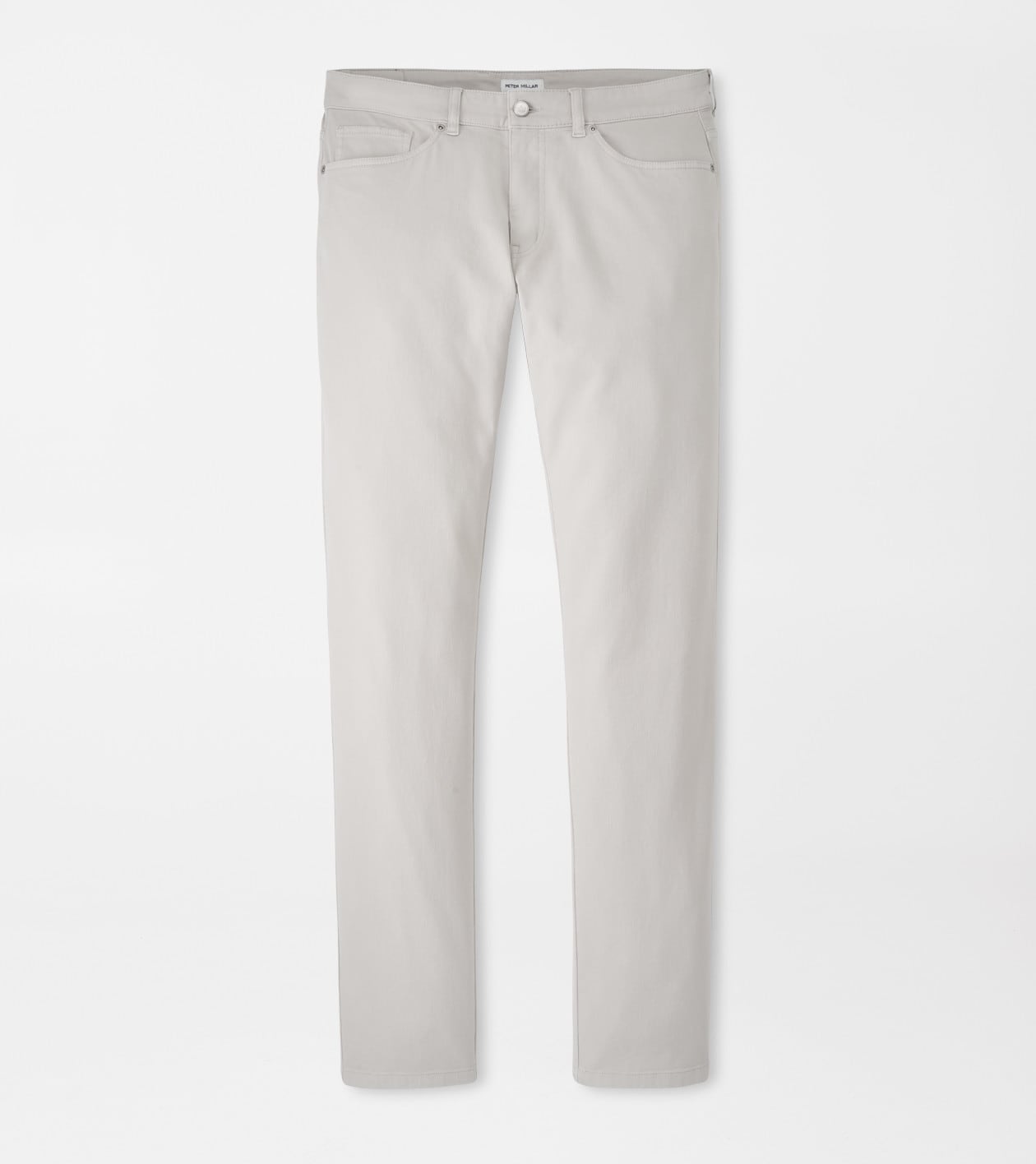 Peter Millar Men's British Grey Crown Cotton Canvas Five-Pocket Trouser